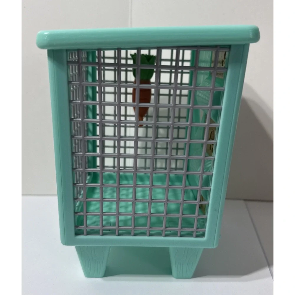 2016‎ American Girl  Rabbit HUTCH With Carrot Water Bottle Wellie Wishers DNG51